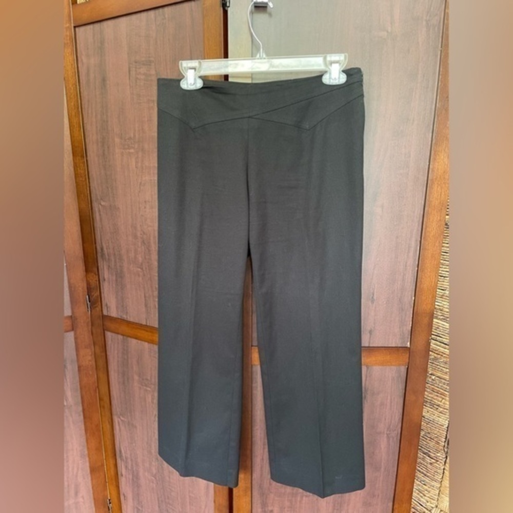 Trina Turk black cotton pants. Size 6 - Picture 3 of 8